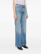 Pantaloni Jean 1969 Firmato Rabanne Blu Femme