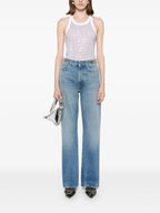 Pantaloni Jean 1969 Firmato Rabanne Blu Femme