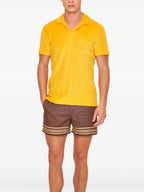 Polo shirts Terry Polo Orlebar Brown Orange Homme