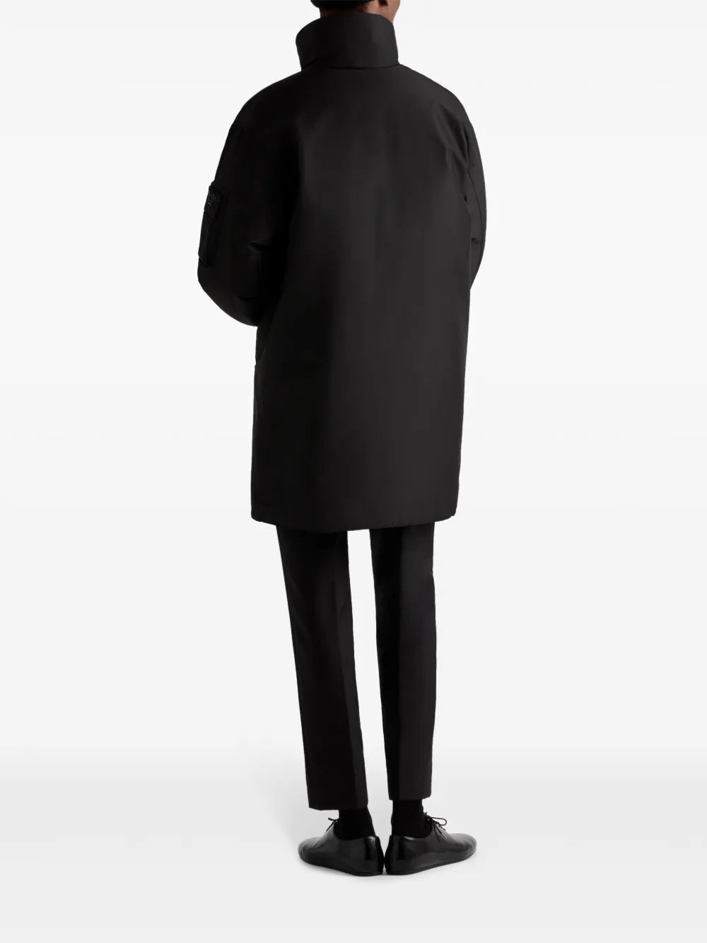 Vestes Parka en Re-Nylon Prada Noir Homme