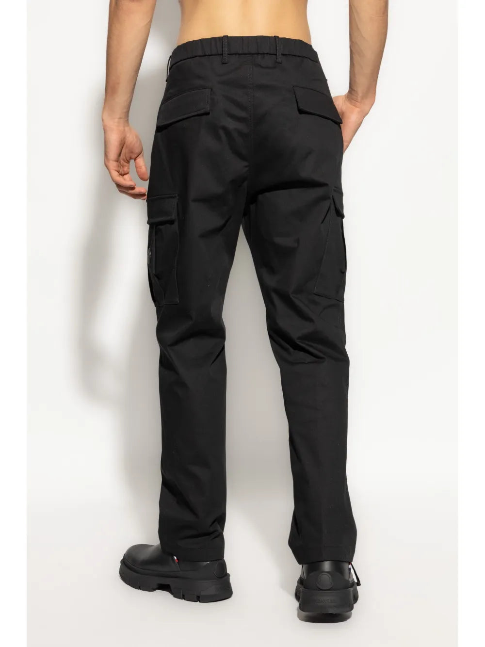 Pants Cargo Pants Moncler Black Homme
