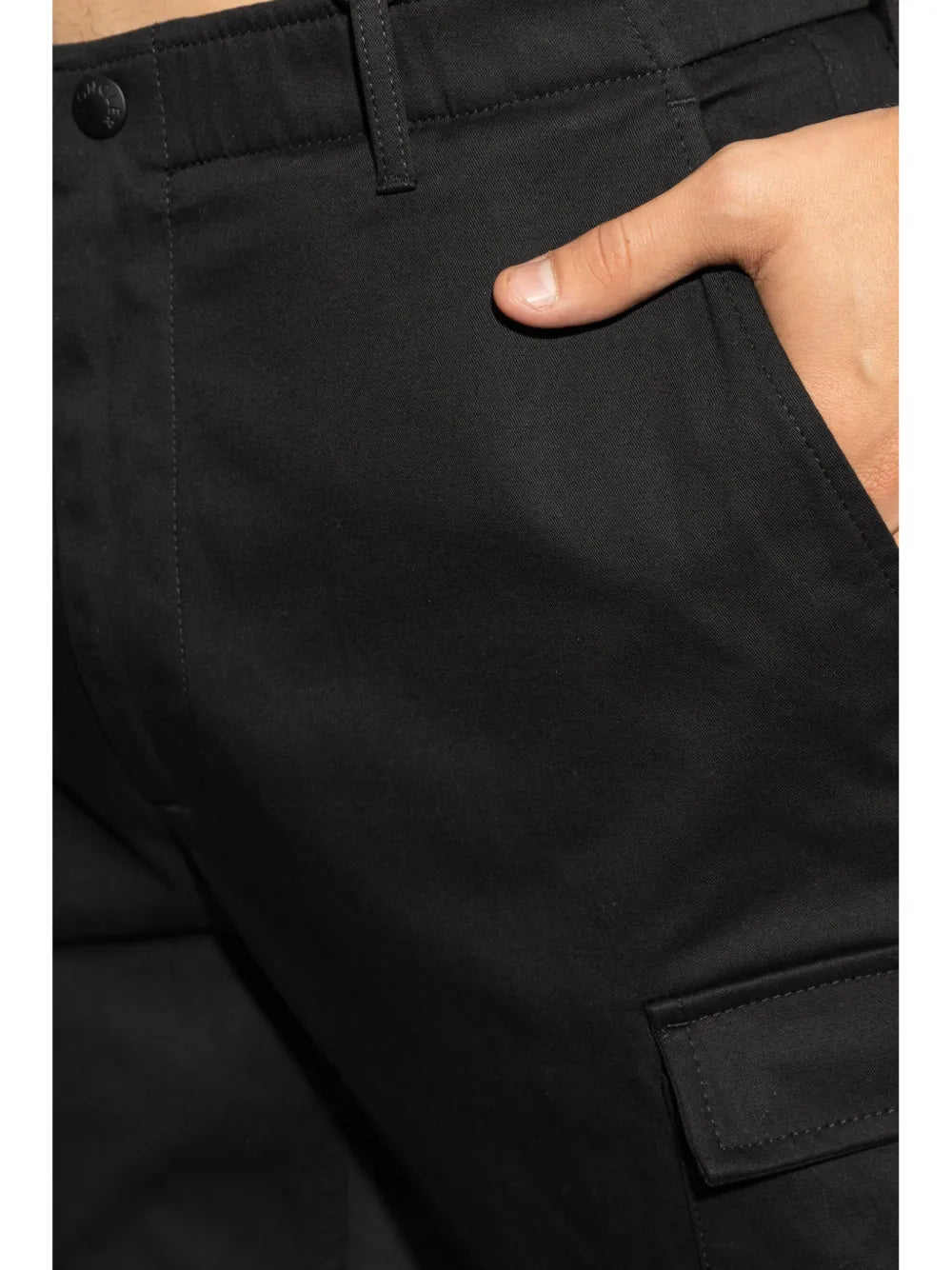 Pants Cargo Pants Moncler Black Homme