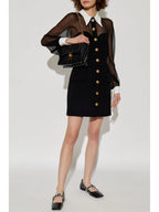 Vestidos Mini vestido preto sem alças Versace Preto Femme