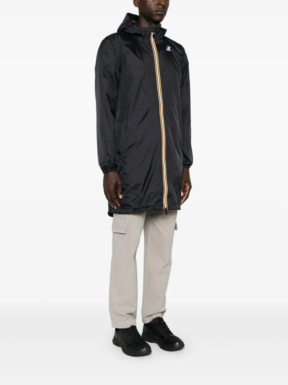 Abrigos Le Vrai 3.0 Eiffel Windbreaker K-Way Negro Unisexo