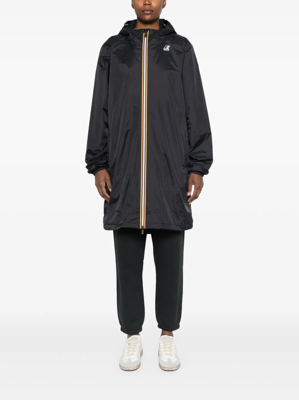 Abrigos Le Vrai 3.0 Eiffel Windbreaker K-Way Negro Unisexo