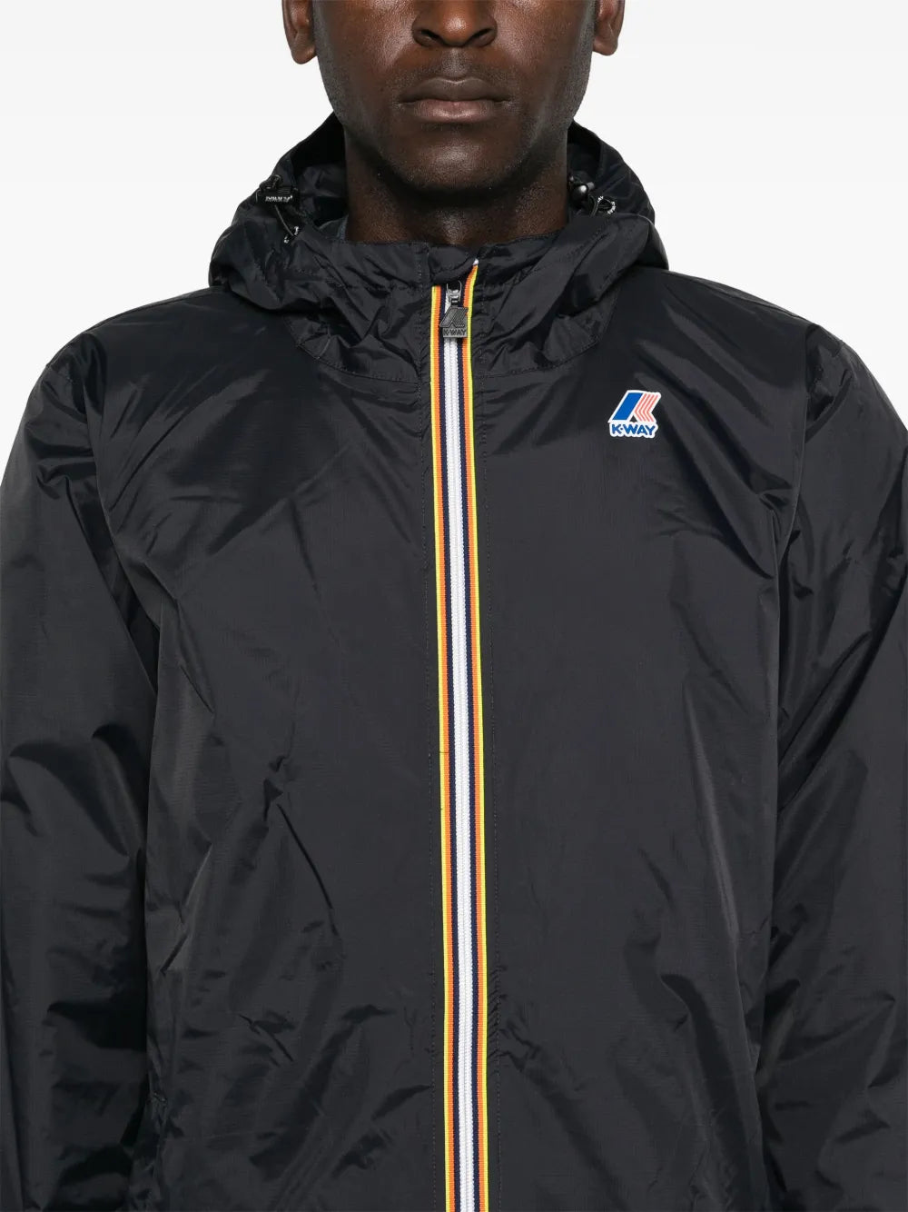 Abrigos Le Vrai 3.0 Eiffel Windbreaker K-Way Negro Unisexo