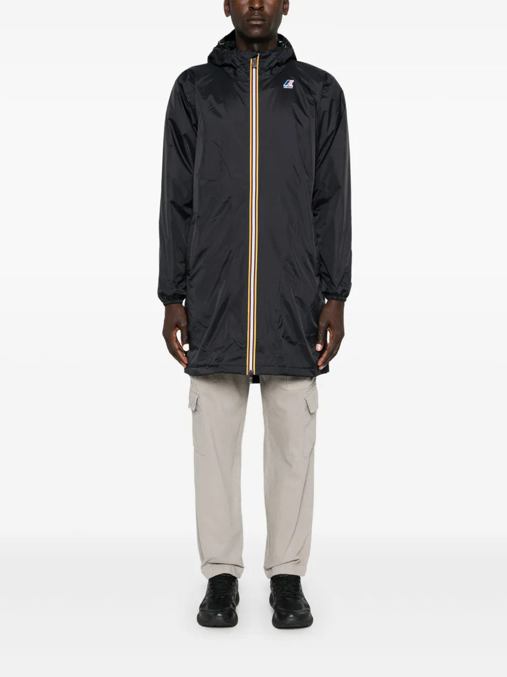 Abrigos Le Vrai 3.0 Eiffel Windbreaker K-Way Negro Unisexo