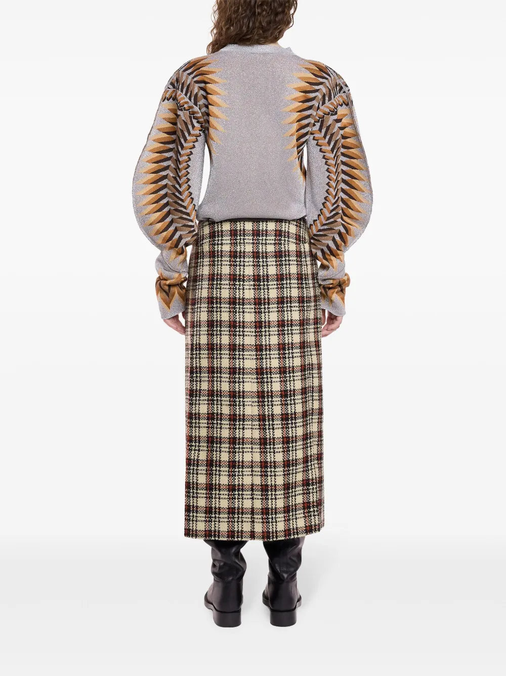 Prendas de punto Suéter Lurex Rabanne Plata Mujer