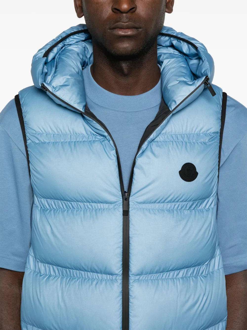 Vestes Doudoune Lausen sans manches Moncler Bleu Homme