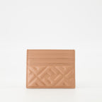 Pequenos artigos de couro Porte-cartes Baguette Fendi Rosa Femme