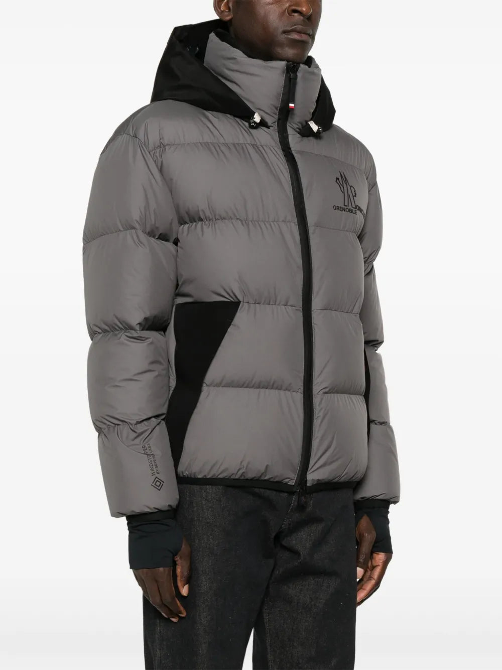 Mäntel Marcassin Daunenjacke Moncler Grenoble Grau Homme
