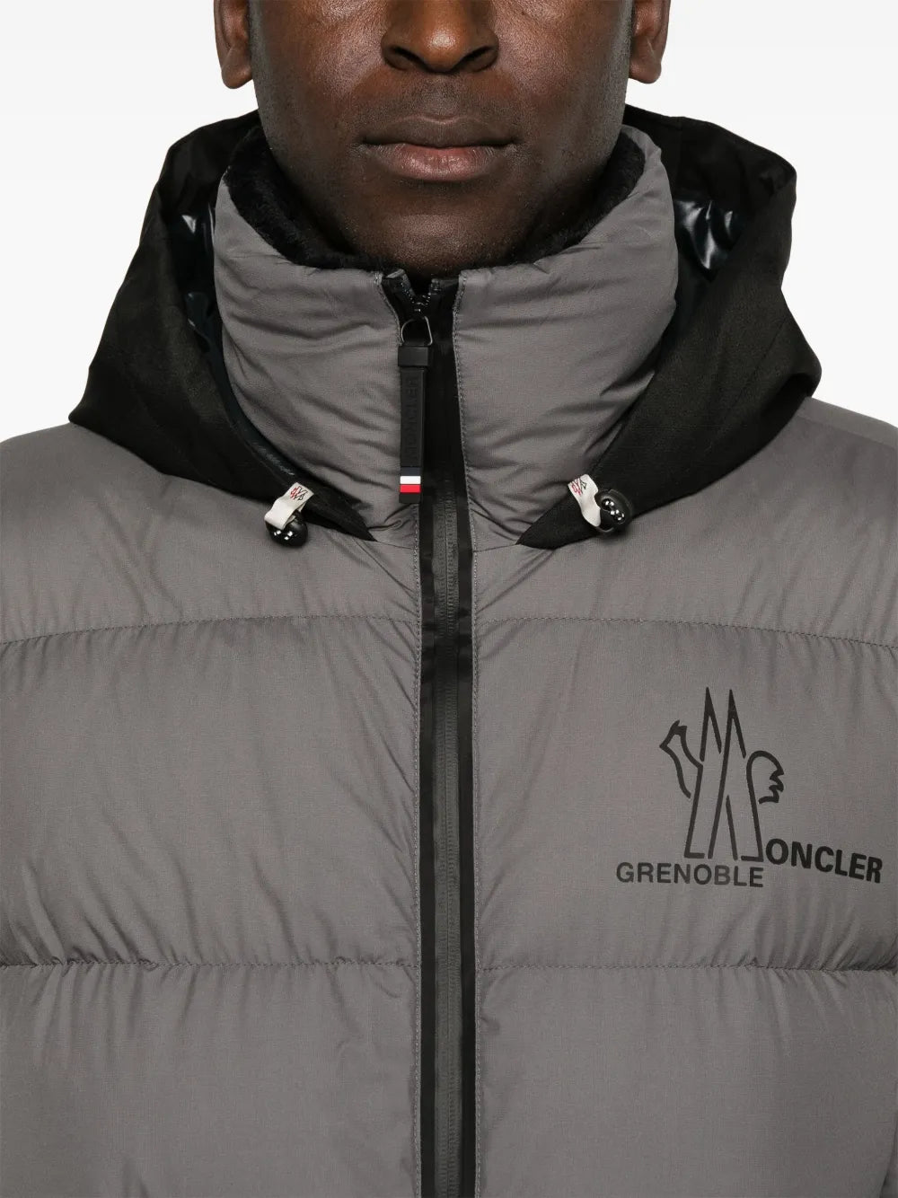 Mäntel Marcassin Daunenjacke Moncler Grenoble Grau Homme