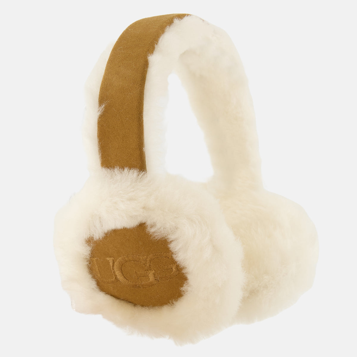 Chapeaux, casquettes et bonnets Bestickte Braune Ohrenschützer Ugg Beige Femme