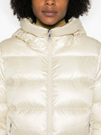 Manteaux Doudoune Biron Moncler Beige Femme