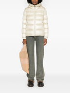 Manteaux Doudoune Biron Moncler Beige Femme
