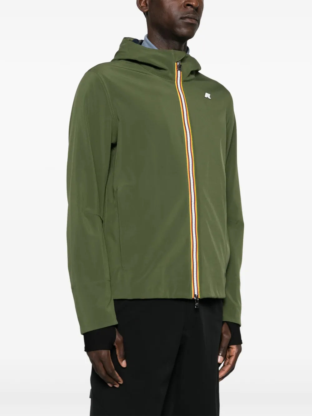 Vestes Veste Jacko Bonded K-Way Kaki Homme