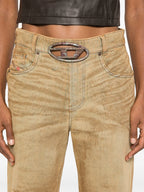 Pantalons Jean droit D-Ark-Fsf Diesel Marron Femme