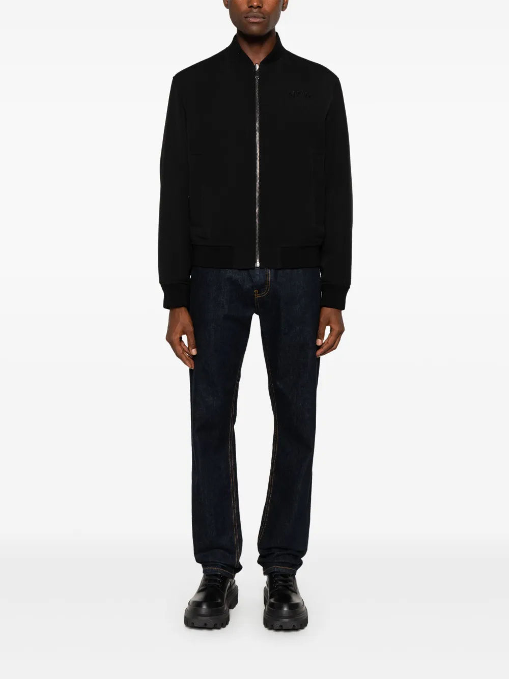 ジャケット リバーシブル バロッコ ボンバー Versace 黄色 Homme