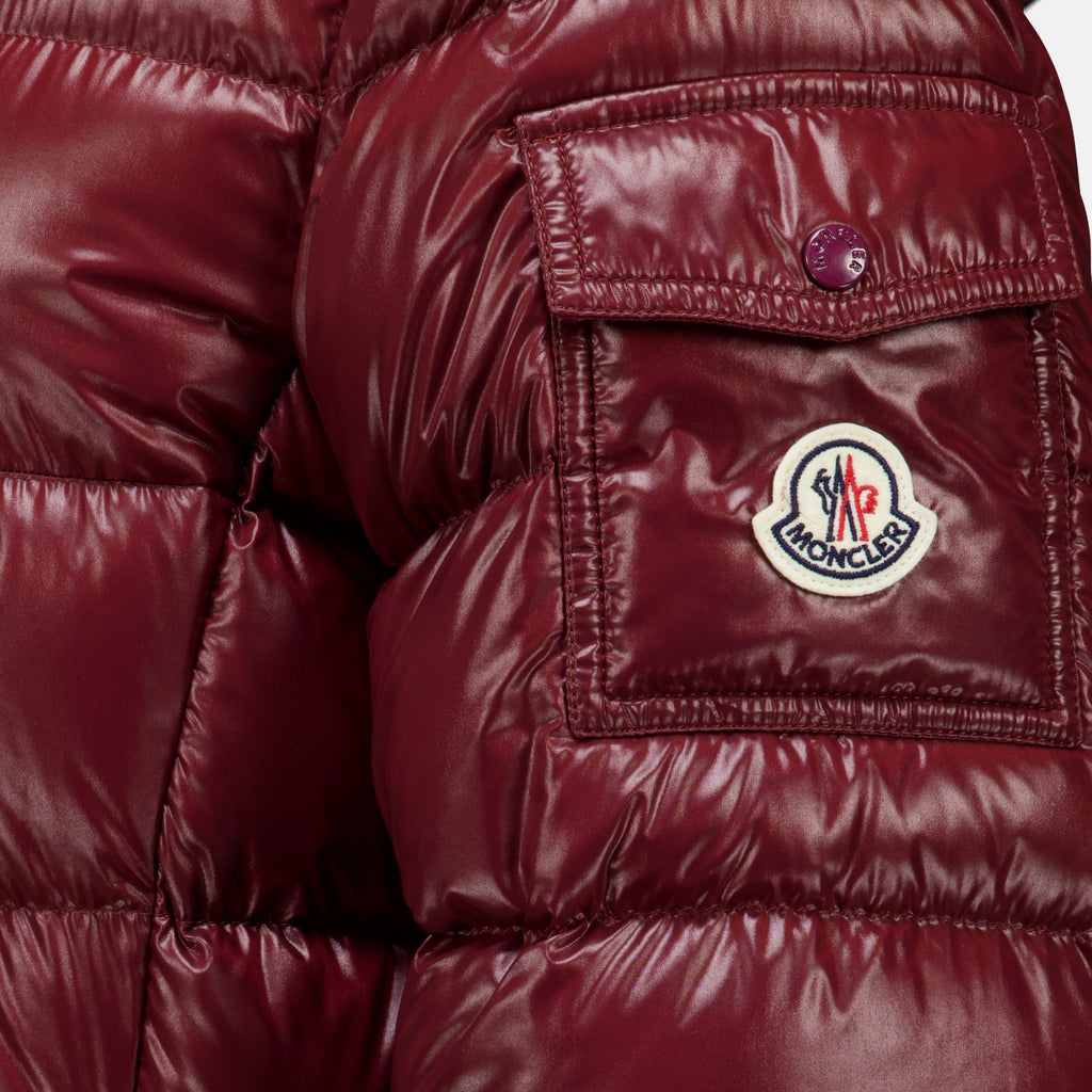Manteaux Doudoune Barante bordeaux Moncler Bordeaux Femme