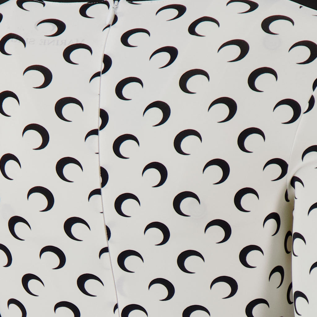 Immagine dell'articolo Tuta lunga Jersey Moon bianca del marchio Marine Serre per Donne - Stagione Autunno-Inverno 2025 - Vista Dettagliata 2