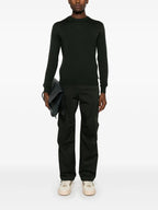 Knitwear Wool Sweater Fendi Green Homme