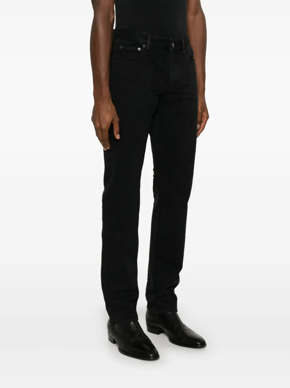 Pantalons Jean slim noir Saint Laurent Noir Homme