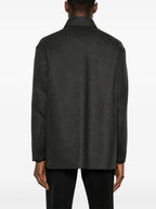 Camisas Chaqueta Camisa de Lana Fendi Gris Homme