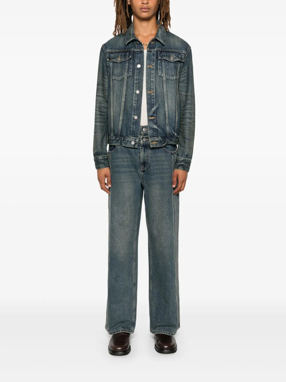 Jackets Denim Jacket Saint Laurent Blue Homme