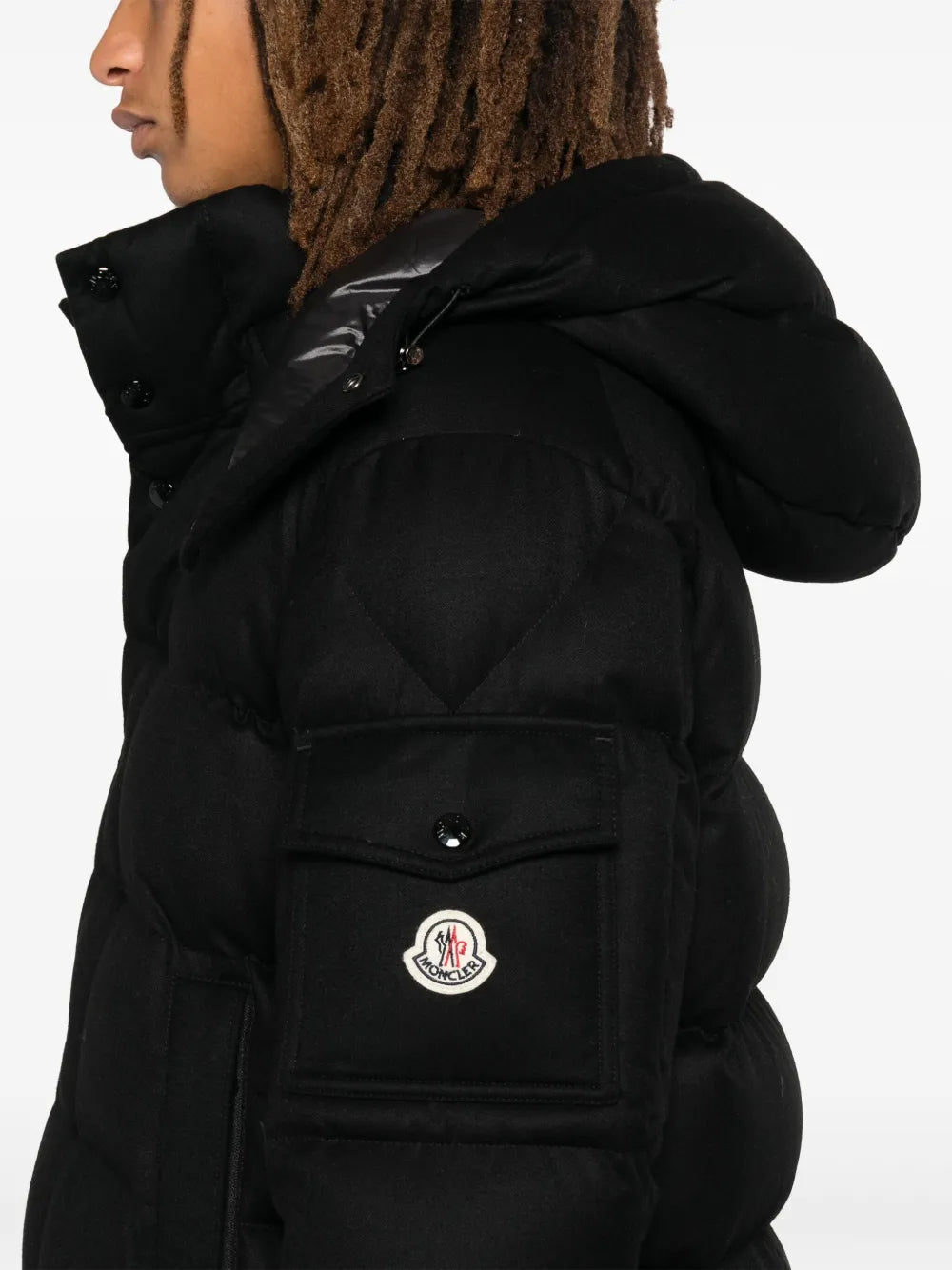 Coats Vezere Down Jacket Moncler Black Homme