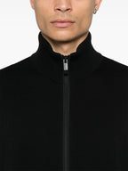 Jackets Zipped Cotton Jacket Moncler Black Homme