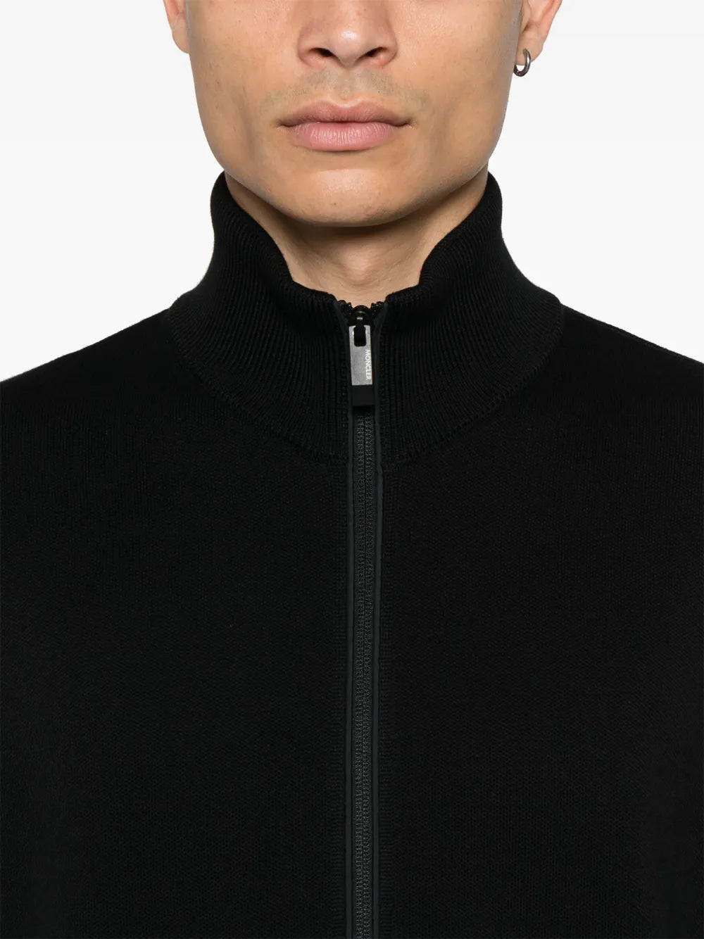 Jackets Zipped Cotton Jacket Moncler Black Homme