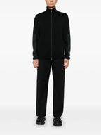 Jackets Zipped Cotton Jacket Moncler Black Homme