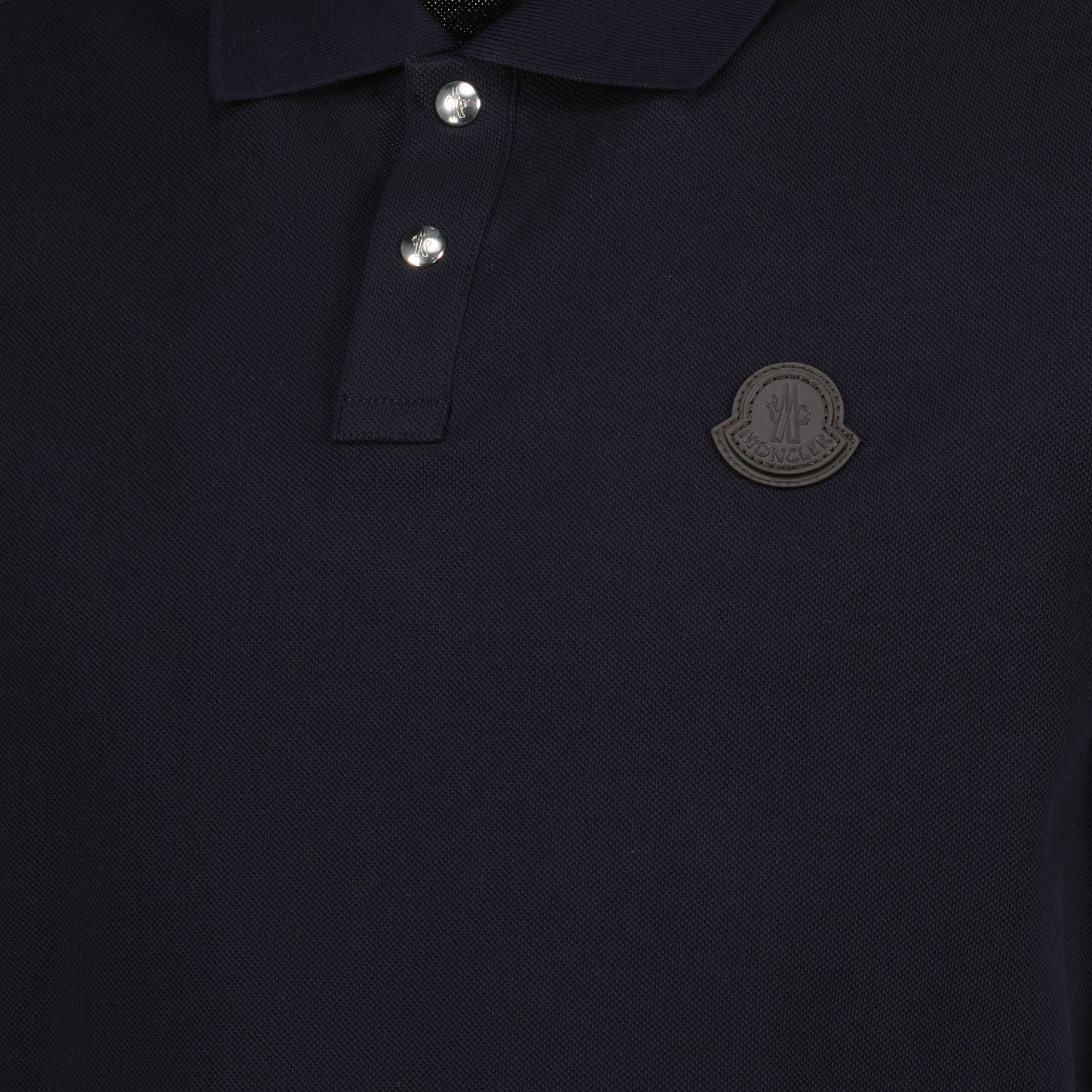 Polos Polo à logo Moncler Bleu foncé Homme