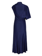 Abiti Abito Asimmetrico Rabanne Blu scuro Femme