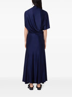 Abiti Abito Asimmetrico Rabanne Blu scuro Femme