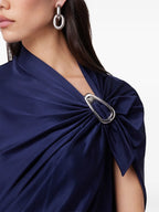 Abiti Abito Asimmetrico Rabanne Blu scuro Femme