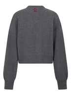 Knitwear Wool and Cashmere Cardigan Rabanne Gray Femme