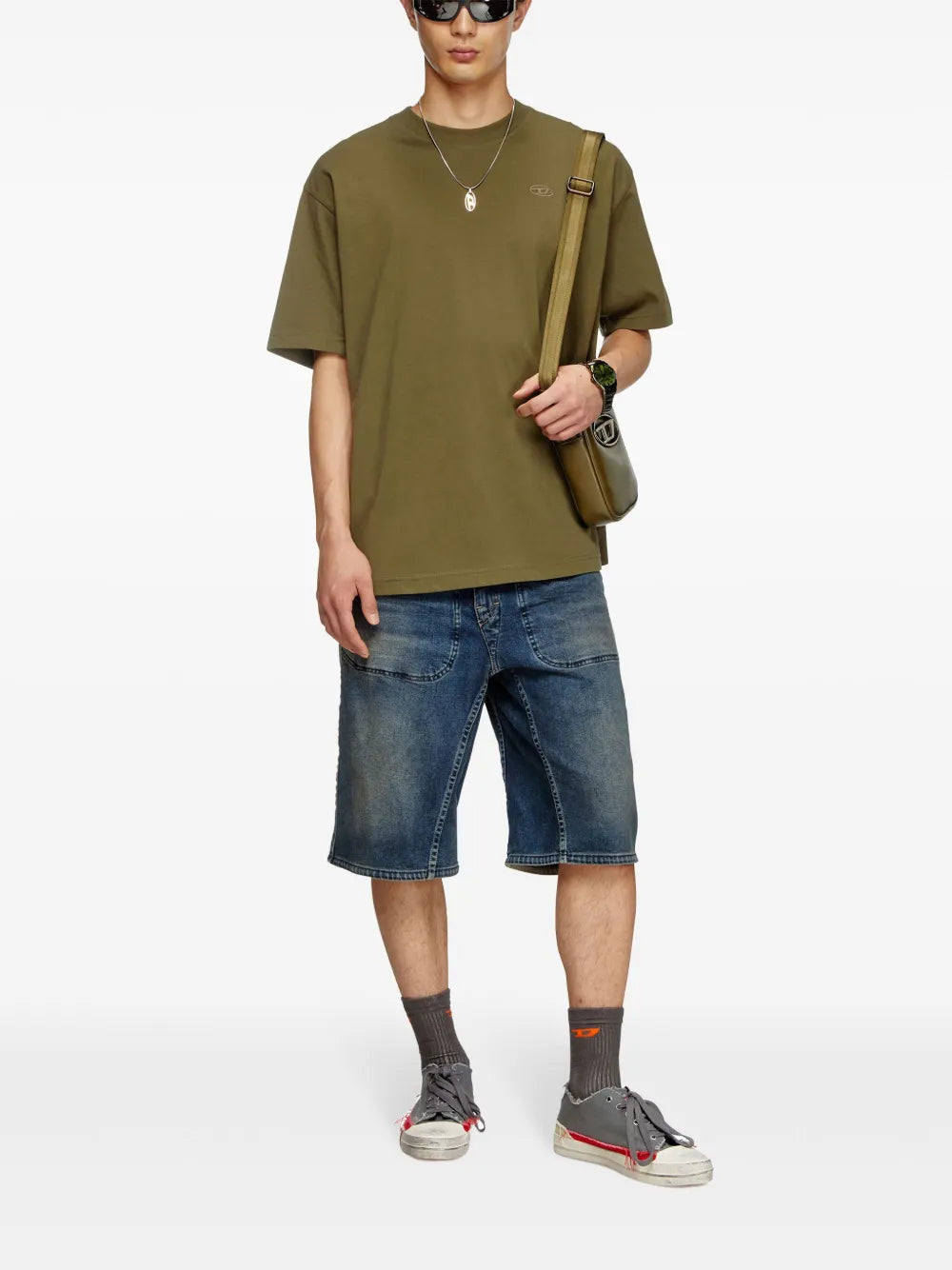 Camisetas Camiseta T-Boggy-Megoval Diesel Caqui Hombres