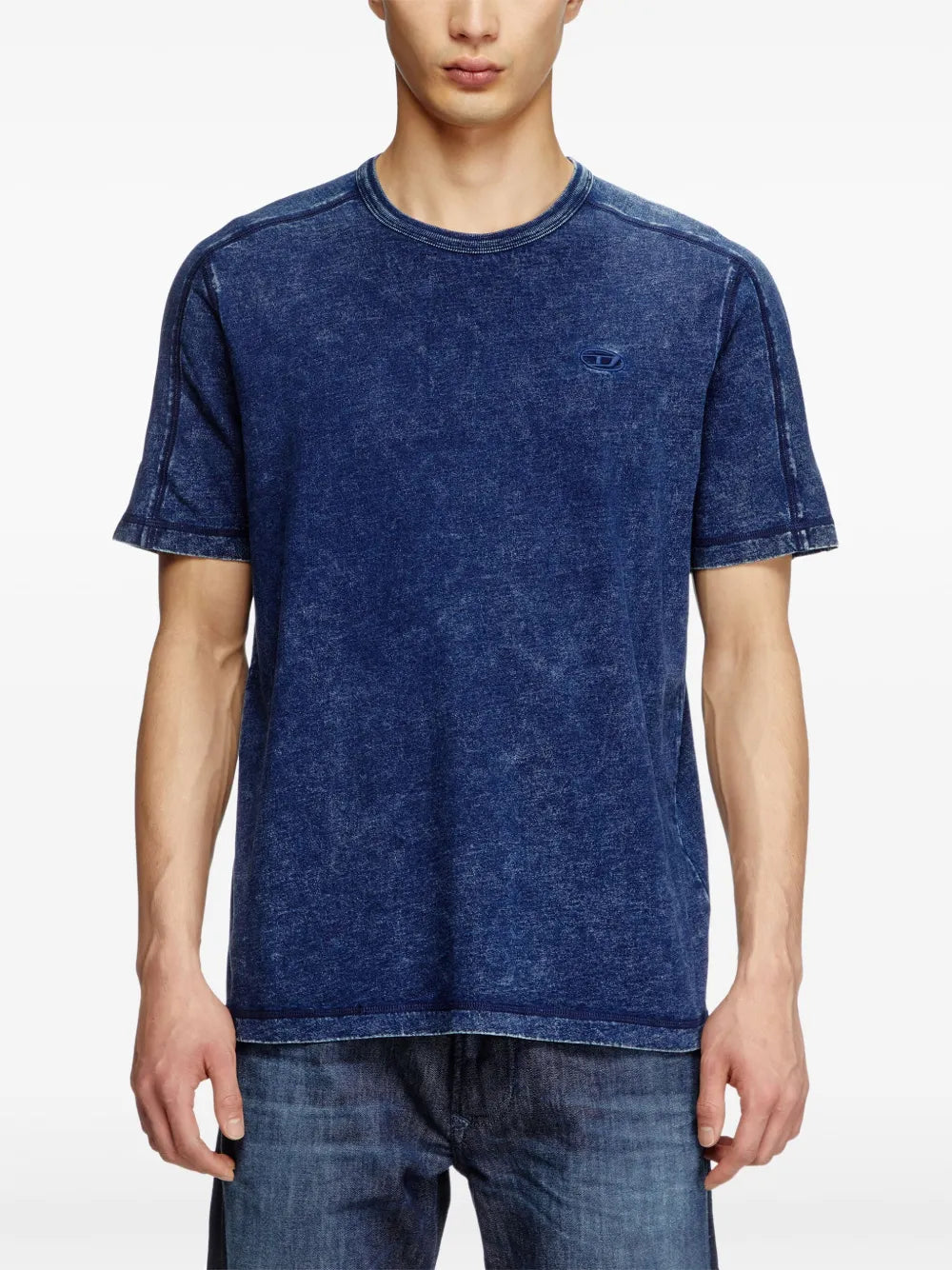 T-shirts T-shirt T-adjind Diesel Blue Homme