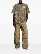 T-shirts T-shirt imprimé T-Boxt-R12 Diesel Kaki Homme