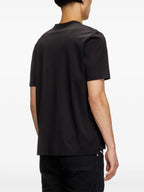 T-shirts T-shirt noir T-Adjust-Slits Diesel Noir Homme