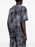 T-shirt T-Shirt Stampata T-Boxt-R12 Diesel Blu Uomini