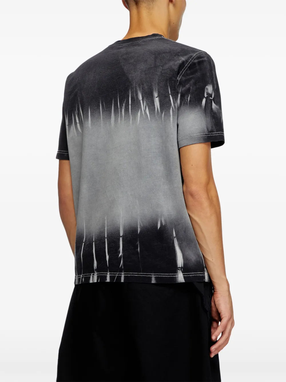 T-shirts T-shirt gris T-Adjust-R21 Diesel Noir Homme