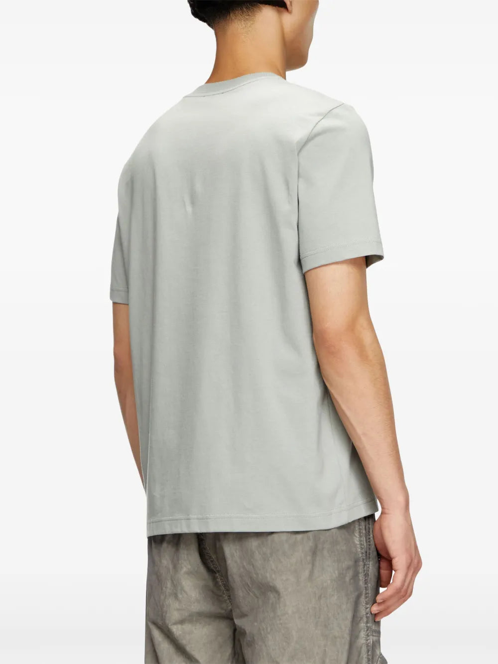 T-shirts T-shirt gris T-Adjust-Bigoval Diesel Gris Homme