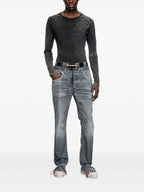 Pantalons Jeans D-Krookley-B Diesel Gris Homme