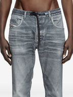 Pantalons Jeans D-Krookley-B Diesel Gris Homme