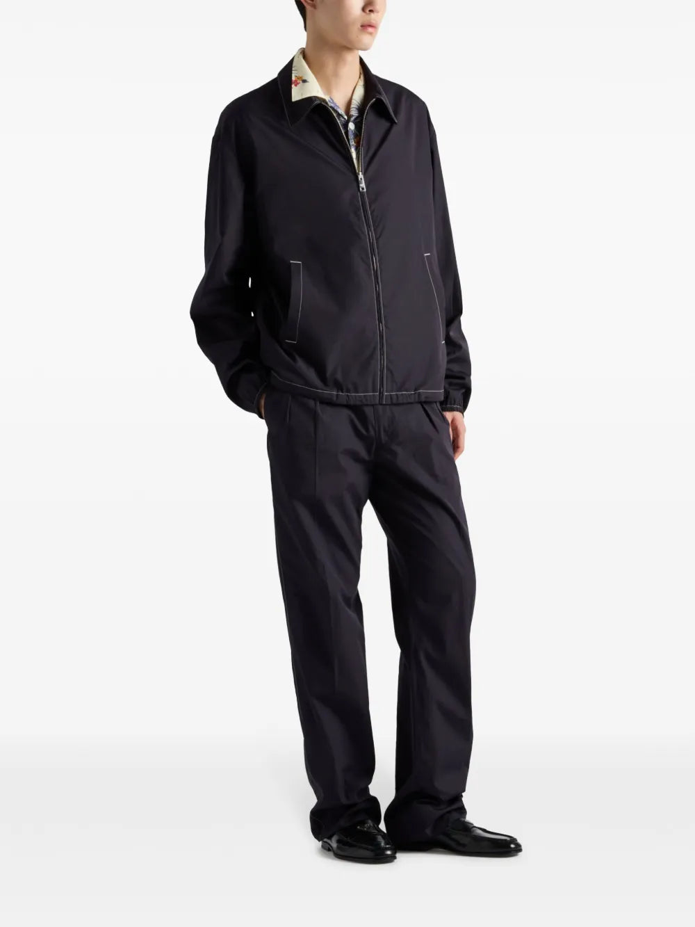 Jackets Windbreaker Prada Dark blue Homme