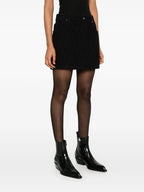 Gonne Gonna Denim FF Fendi Nero Donne