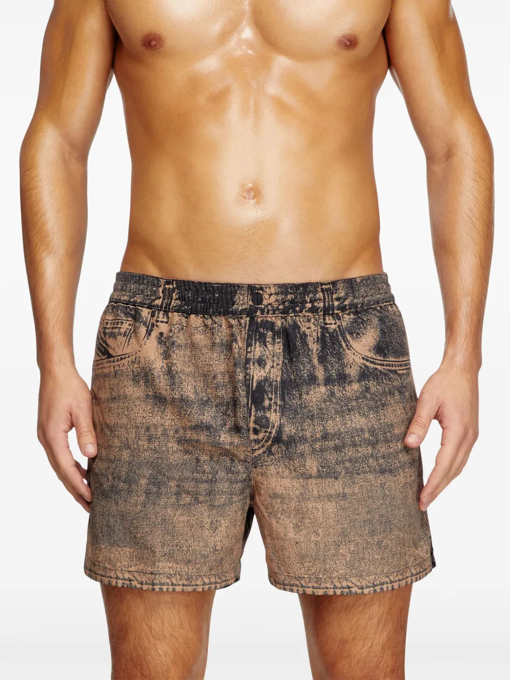 Beachwear Ken-37 Swim Shorts Diesel Brown Homme