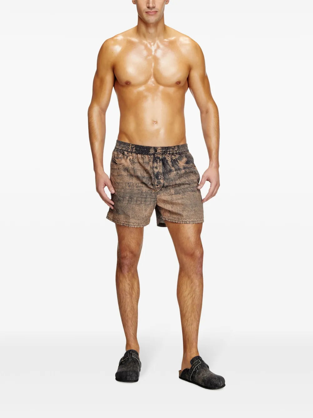 Beachwear Ken-37 Swim Shorts Diesel Brown Homme